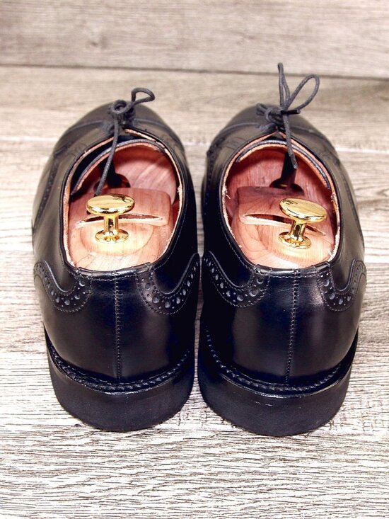 Allen Edmonds BENTON Cap Toe Blucher 8 EEE Wide Black * add $15 new Trees main image 6